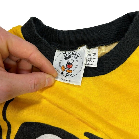 Vintage Yellow Goofy Disney Mickey & Co AOP Shirt Small - Picture 3 of 7